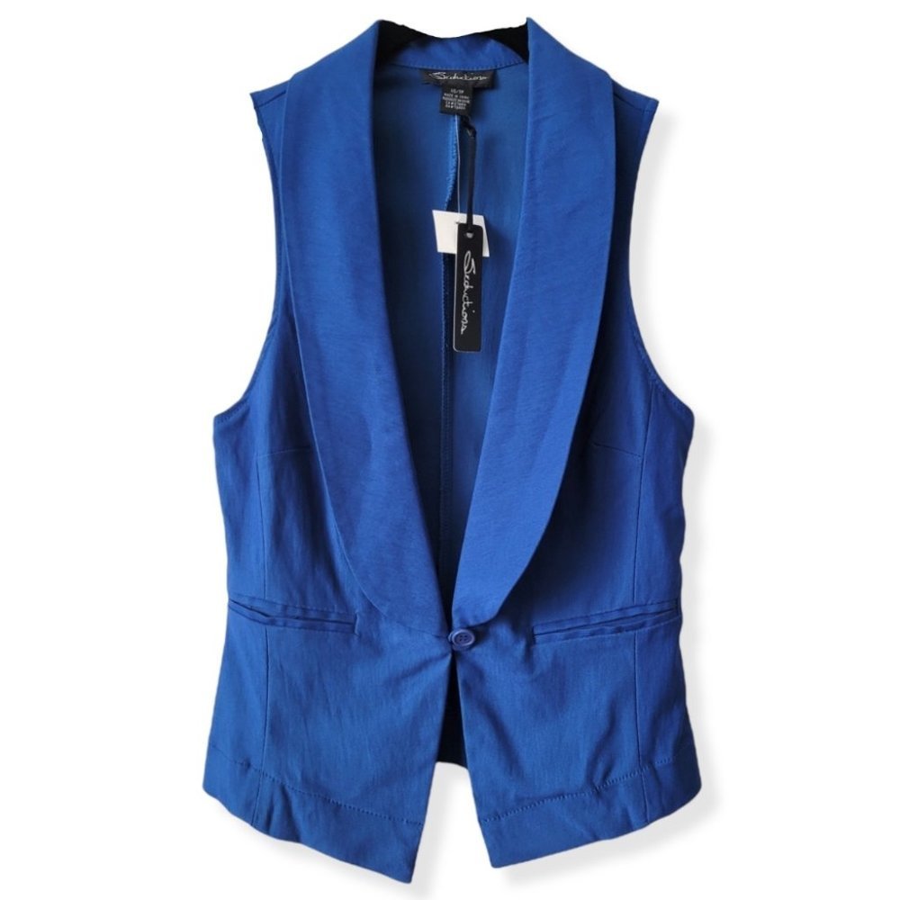 NWT Seductions Blue Vest